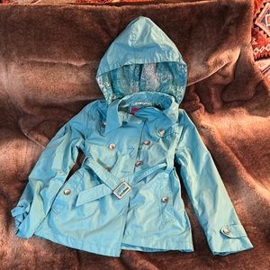 Girl’s Light Blue London Fog Jacket Size Girl’s 10-12